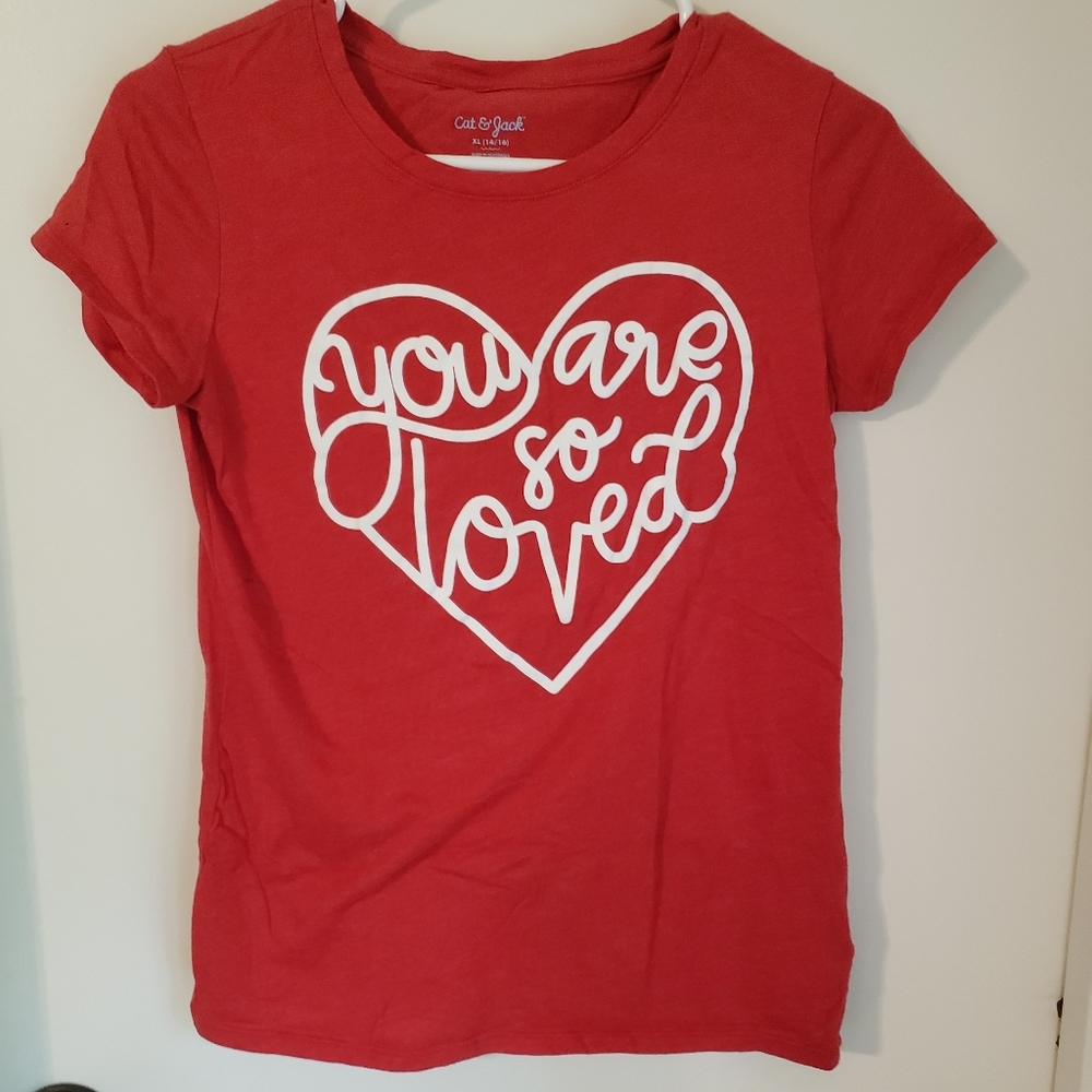 2 graphic tees, size small